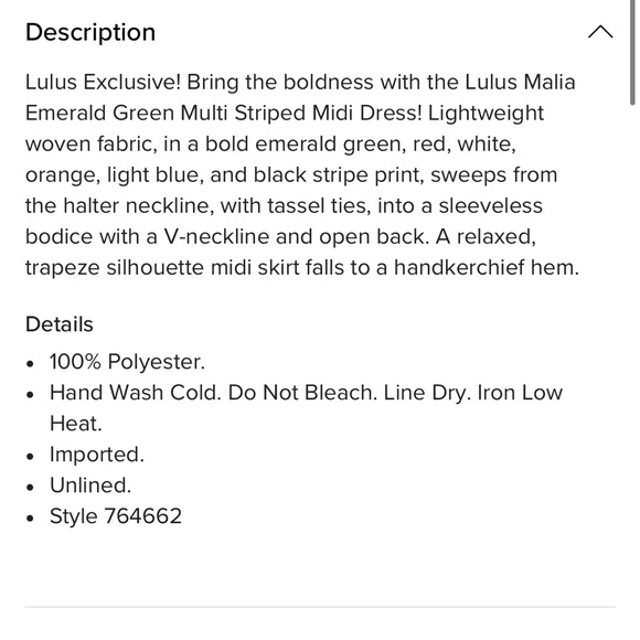 Lulus Malia Emerald Green Multi Striped Midi Dress - Size XS - Picture 7 of 8